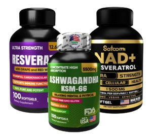 Combo Nad Ashwagandha Resveratrol